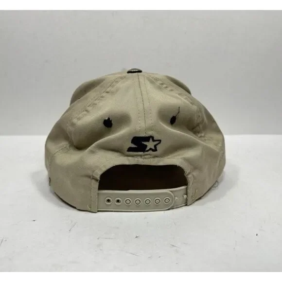 Vtg 1990s Starter MLB Atlanta Braves Paisley UnderBrim Letterman A‎ Snapback Hat